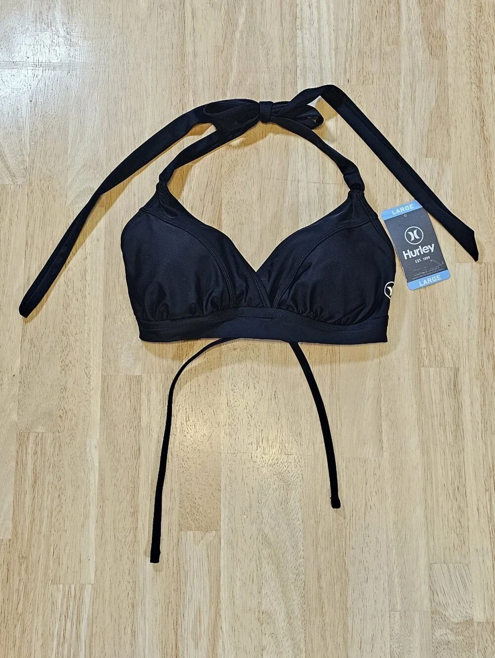 Hurley Black Bikini Top